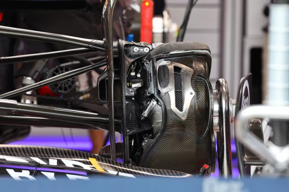 Detalle t&eacute;cnico del Red Bull Racing RB20