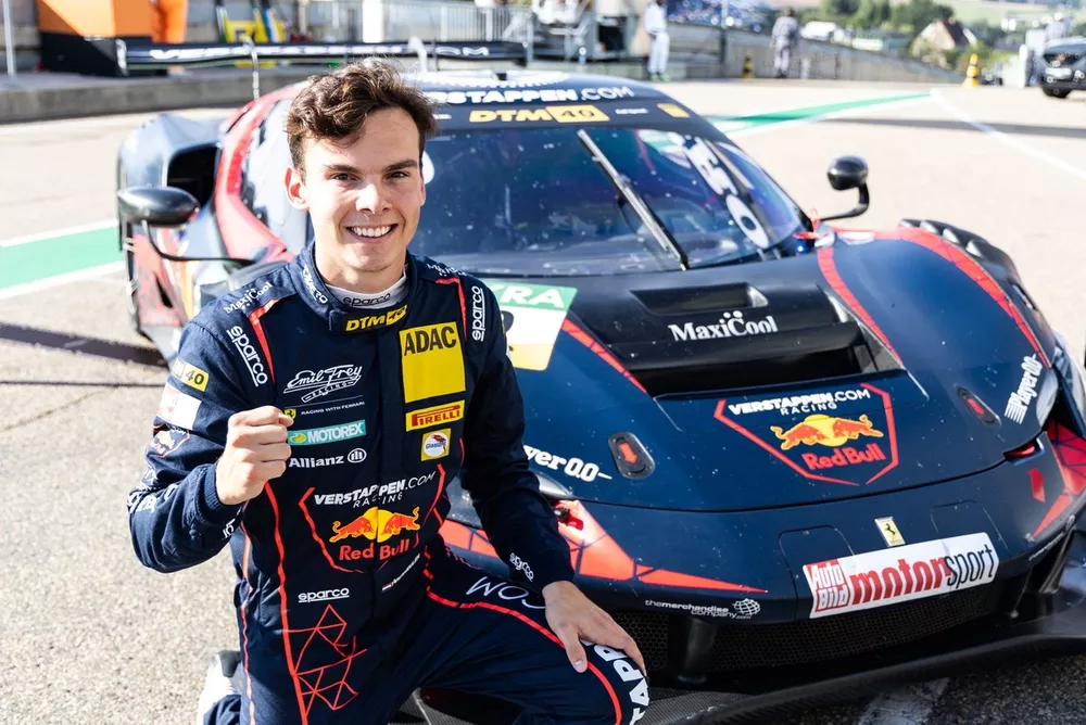 Pole sitter Thierry Vermeulen, Emil Frey Racing