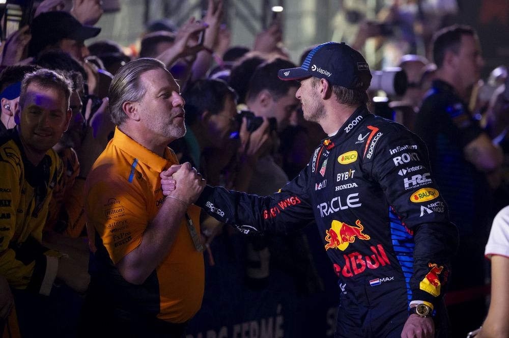 F&oacute;rmula 1 ao vivo: Zak Brown faz uma exig&ecirc;ncia clara a Max Verstappen!