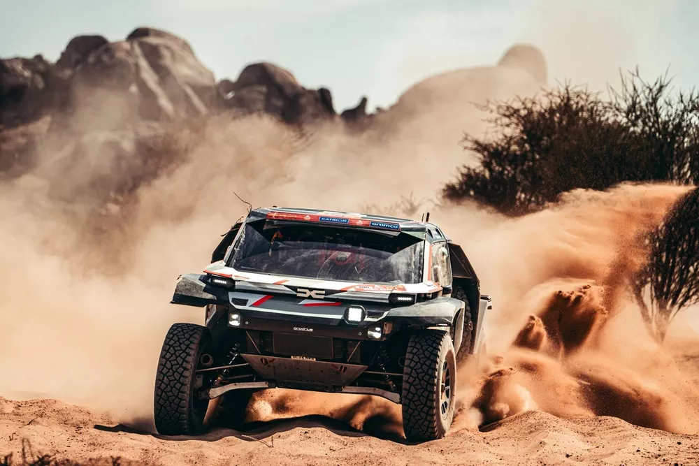 #200 The Dacia SandrideRS Dacia: Nasser Al-Attiyah, Edouard Boulanger 