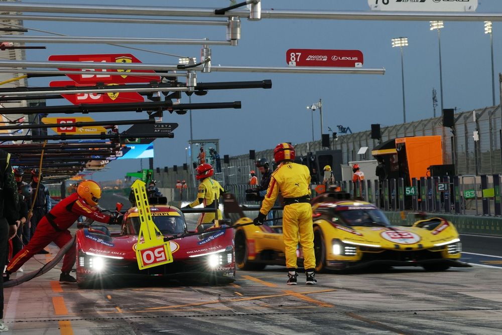 #50 Ferrari AF Corse Ferrari 499P: Antonio Fuoco, Miguel Molina, Nicklas Nielsen, #83 AF Corse Ferrari 499P: Robert Kubica, Yifei Ye, Philip Hanson