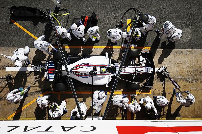 Pr&aacute;ctica de pitstop de Felipe Massa, Williams FW40