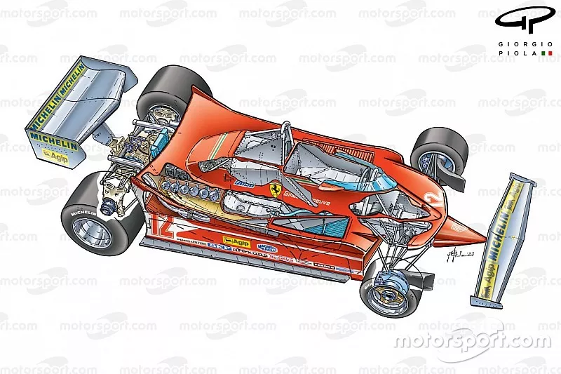 Ferrari 312T4 3/4 view