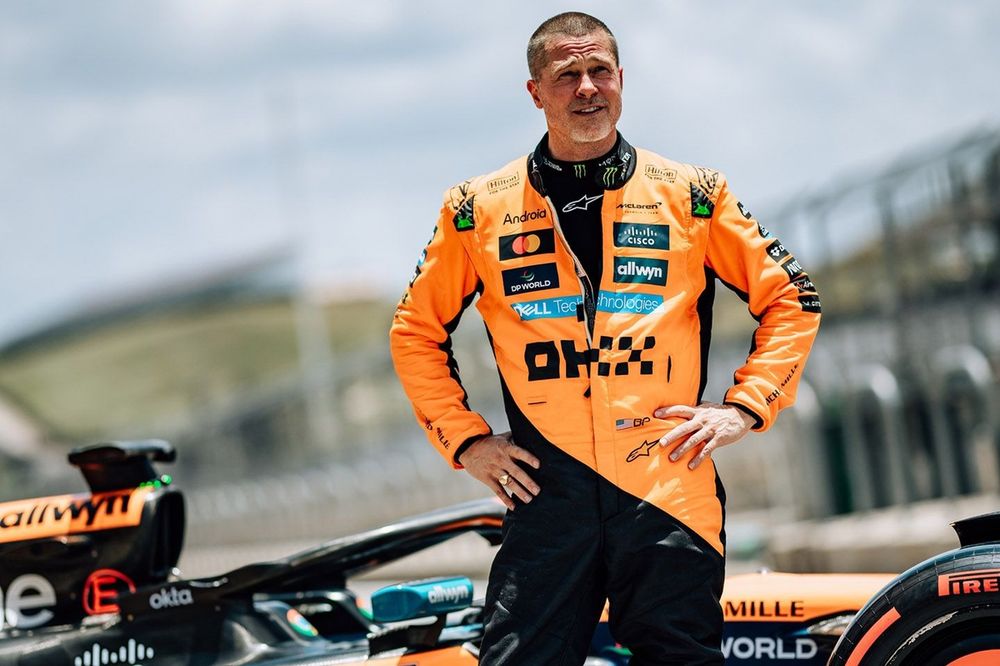 映画主演ブラッド・ピット、今度は“本物”のF1マシンに乗る