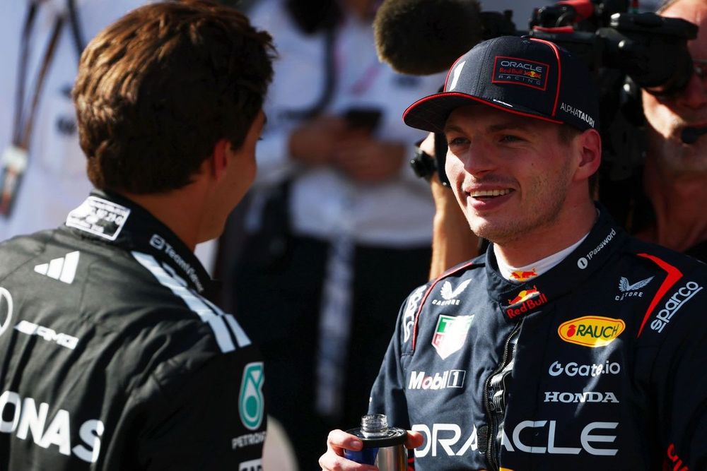 Max Verstappen, Red Bull Racing, George Russell, Mercedes