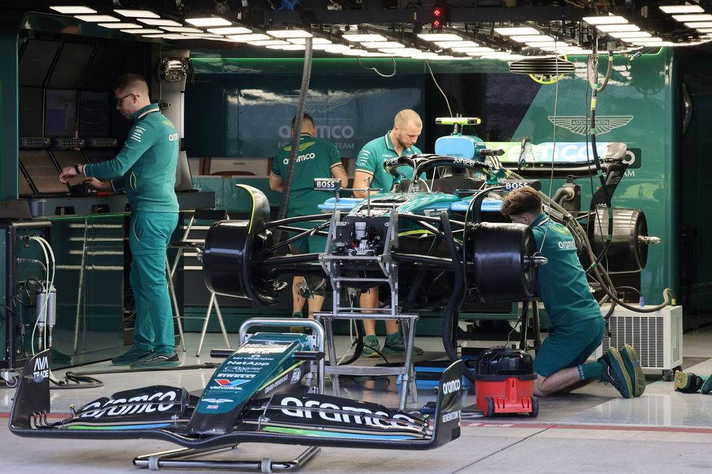 Detalle t&eacute;cnico del Aston Martin AMR24