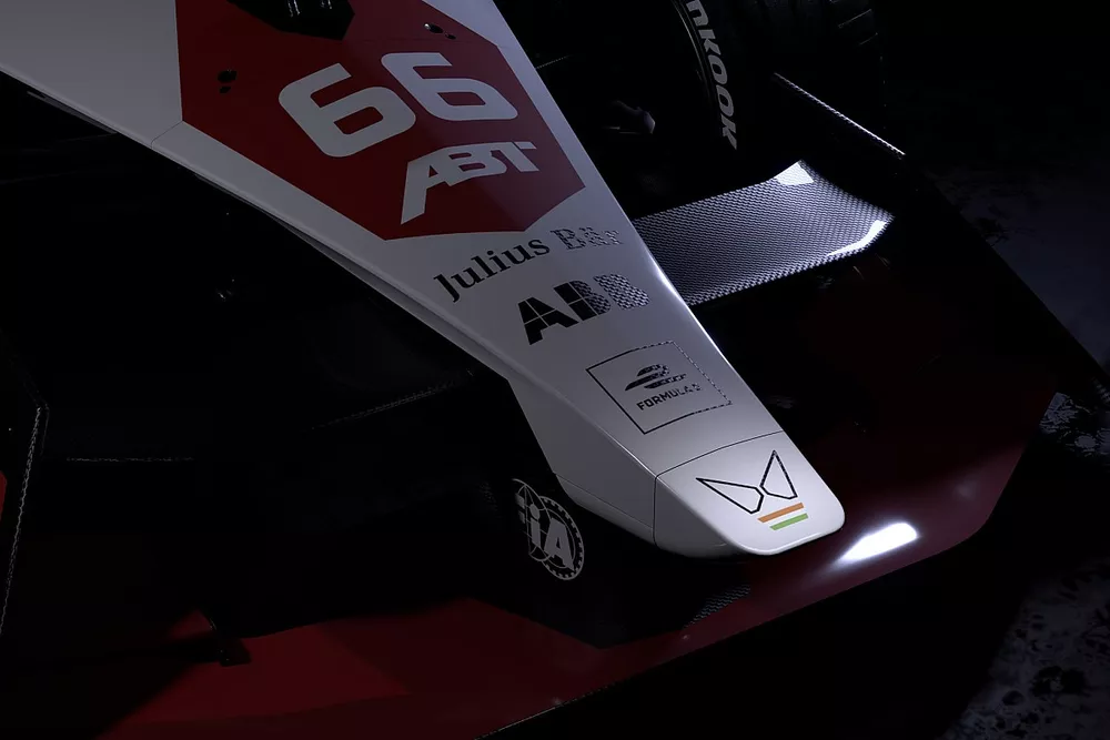 Il logo ABT sull'auto Mahindra Racing