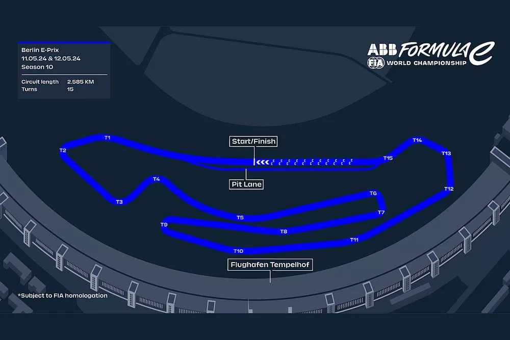 Formula E yeni Berlin d&uuml;zeni