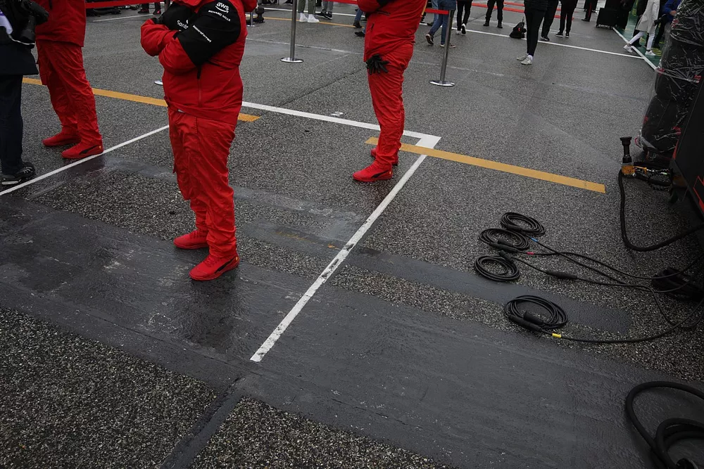 La piazzola di partenza di Charles Leclerc, Ferrari