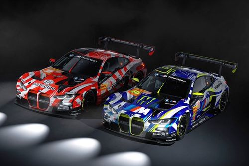 Decoración especial para el BMW de Valentino Rossi en las 24 Horas de Le Mans