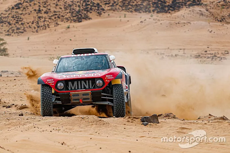 #302 JCW X-Raid Team: Stephane Peterhansel, Paulo Fiuza
