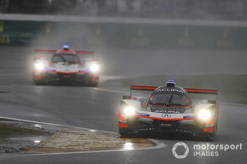 ドライだったら”確実に”勝てていた……アキュラ7号車のロッシ、強雨に泣く