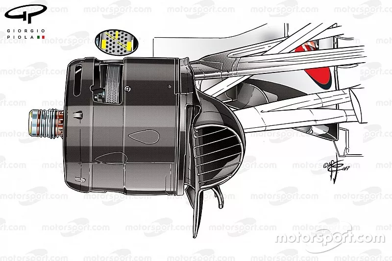 &Eacute;cope de frein de la Ferrari SF70H