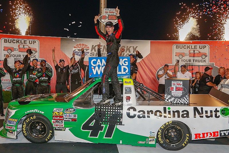 Race winner Ben Rhodes, ThorSport Racing