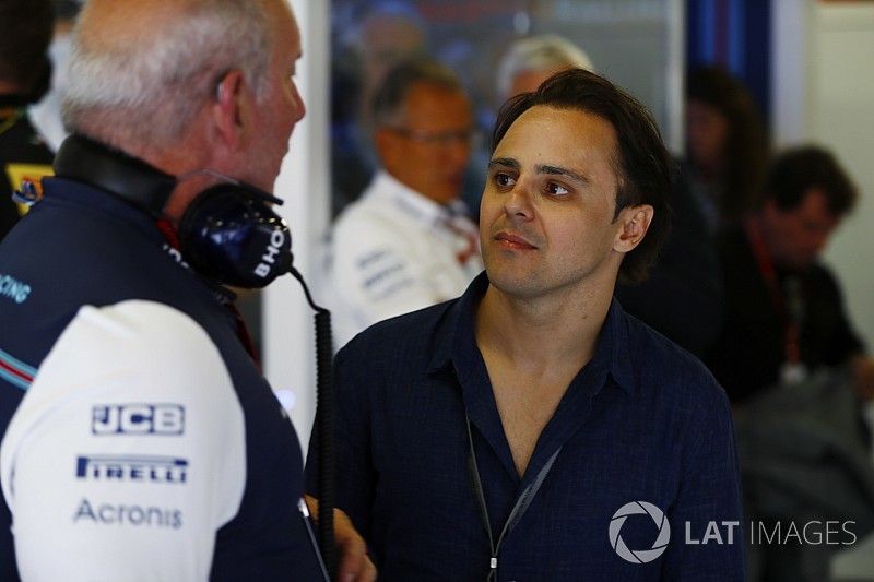 Felipe Massa, former Williams Martini Racing driver visits his old team