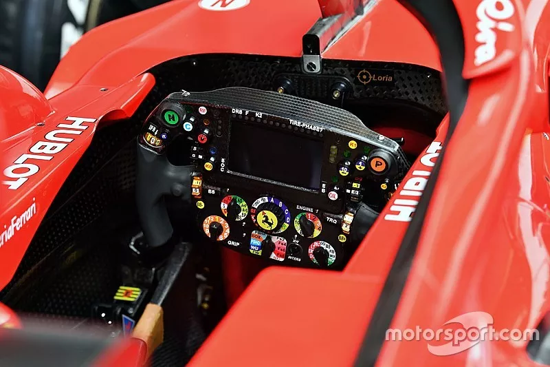 Le volant de la Ferrari SF71H