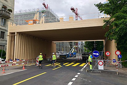 Diaporama : Travaux de construction sur la piste à Zurich