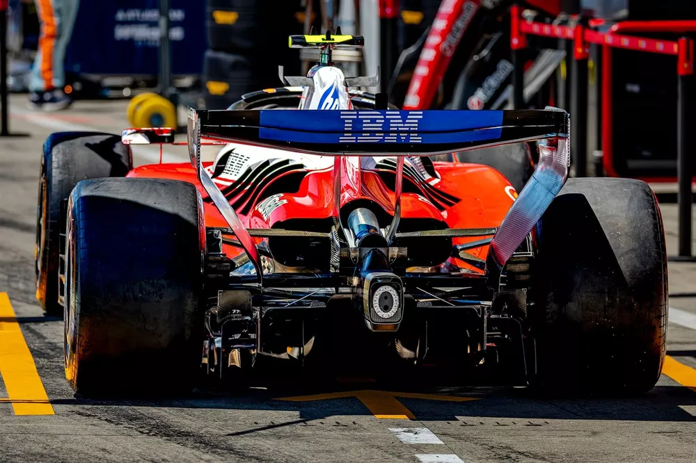 Ferrari rear technical detail 
