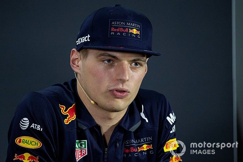 Max Verstappen, Red Bull Racing in the press conference