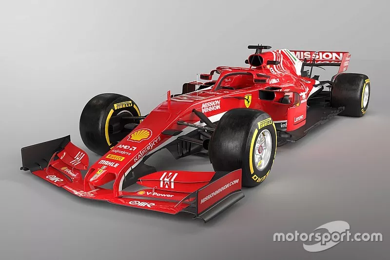 3D mock-up concept of a 2019 Ferrari 