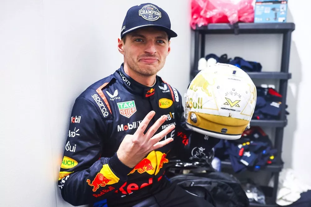 World Drivers Champion Max Verstappen, Red Bull Racing