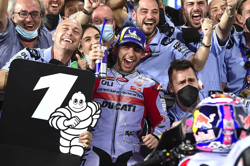 Race winner Enea Bastianini, Gresini Racing