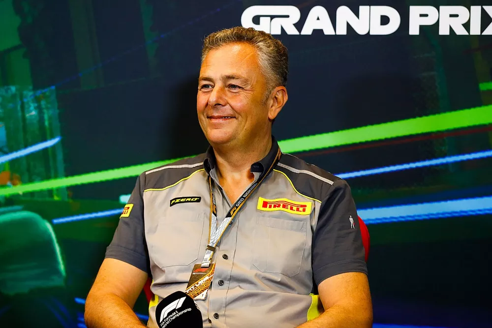 Mario Isola, Racing Manager di Pirelli Motorsport, in conferenza stampa