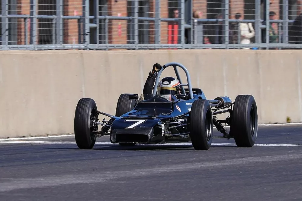 Cam Jackson wins the Classic FF1600 race 1
