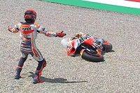 V&iacute;deo: ca&iacute;da de Marc M&aacute;rquez cuando buscaba el podio en Mugello