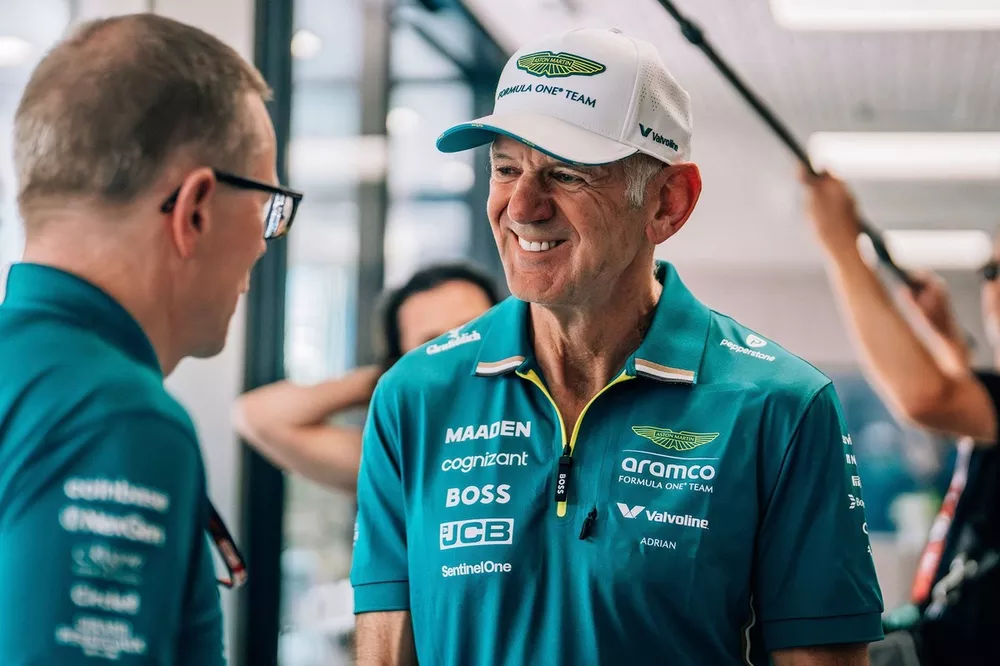 Adrian Newey, technisch directeur van Aston Martin F1