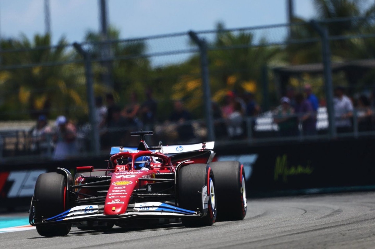 F1 - Leclerc 'se conforma' com mau desempenho da Ferrari em Miami: 'Esse é o carro'