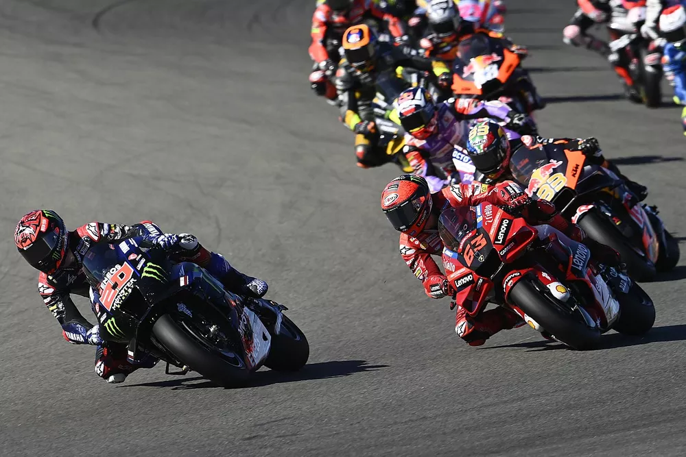 Francesco Bagnaia, Ducati Team, et Fabio Quartararo, Yamaha Factory Racing