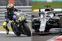 VÍDEO: Confira as primeiras imagens da troca de assentos entre Hamilton e Rossi