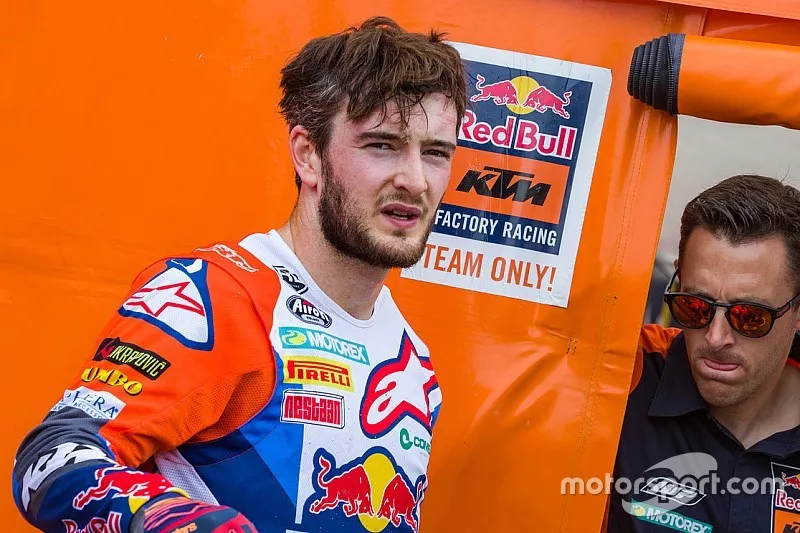 Jeffrey Herlings in de KTM-tent