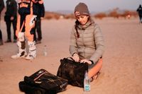 Cristina Guti&eacute;rrez, al no poder apretar en el Dakar: "Me da un poco de rabia"