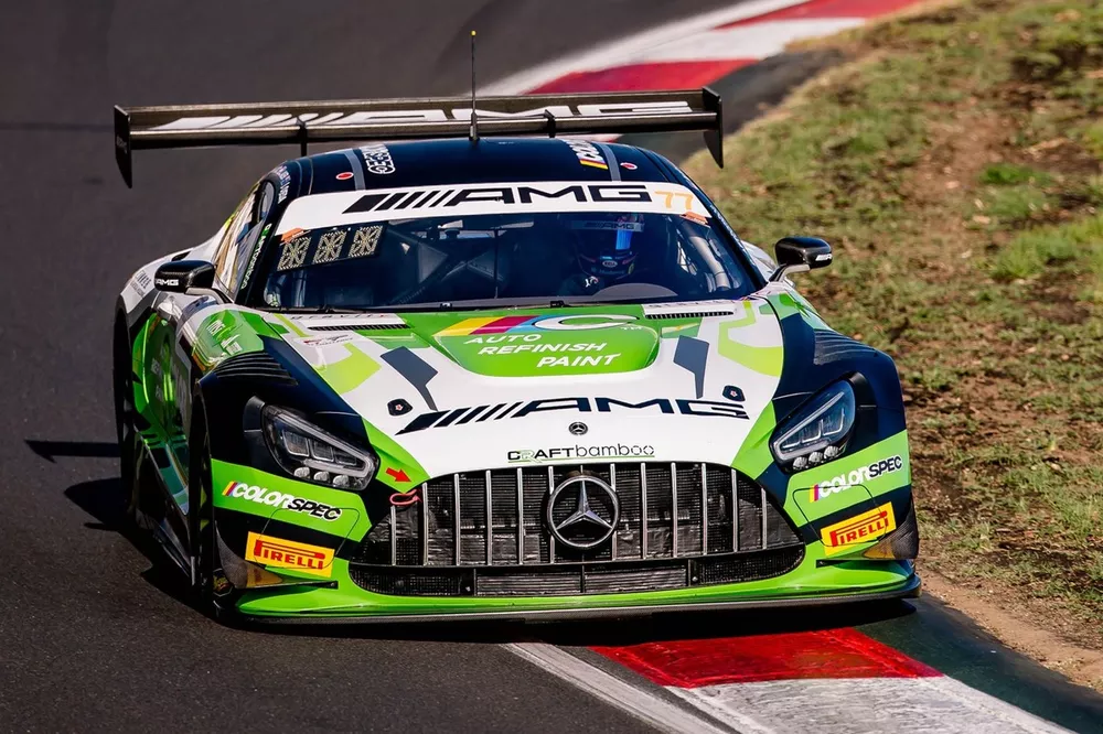 #77 Mercedes-AMG GT3, Mercedes-AMG Team Craft-Bamboo Racing: Maximilian G&ouml;tz, Lucas Auer, Jayden Ojeda 