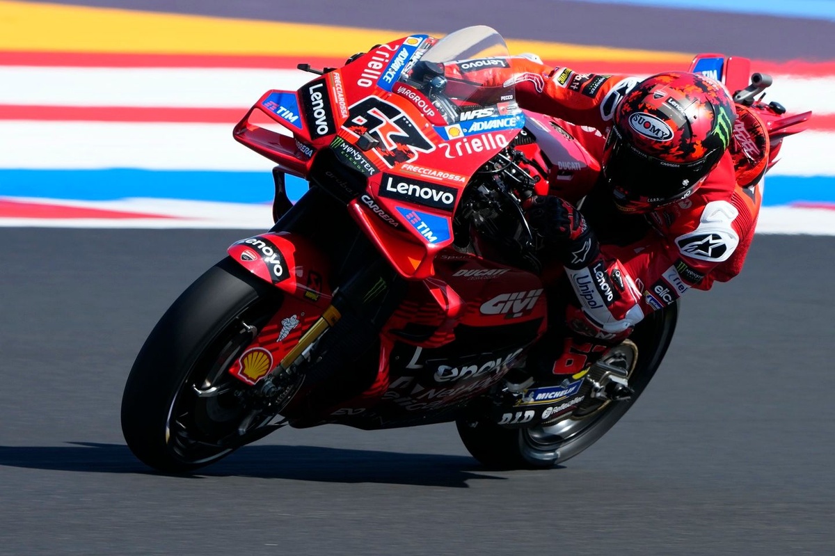 MotoGP | Bagnaia: "Il grip della pista ha aiutato, non abbiamo fatto un miracolo"