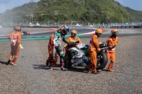 MotoGP prohíbe volver a subirse a la moto tras caídas tardías en la clasificación