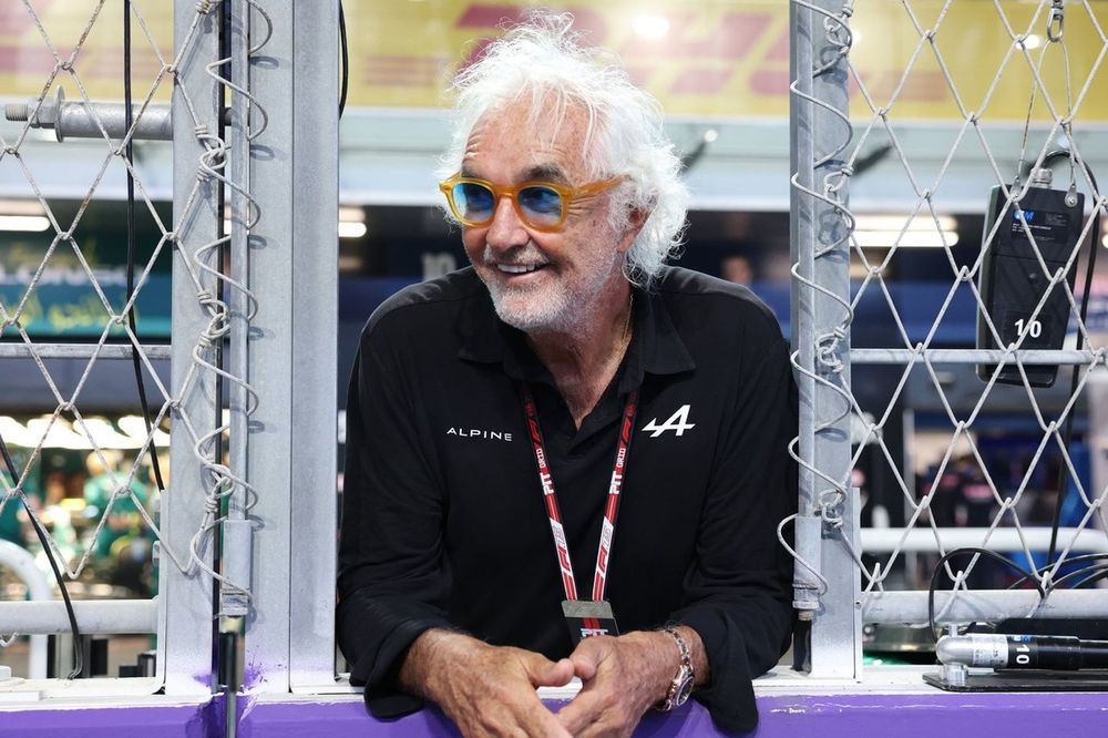 Flavio Briatore,  Alpine F1 looks on during the F1 Grand Prix of Saudi Arabia 