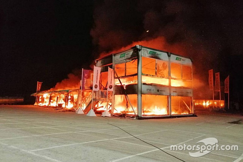 Un incendie met en doute le début du championnat MotoE