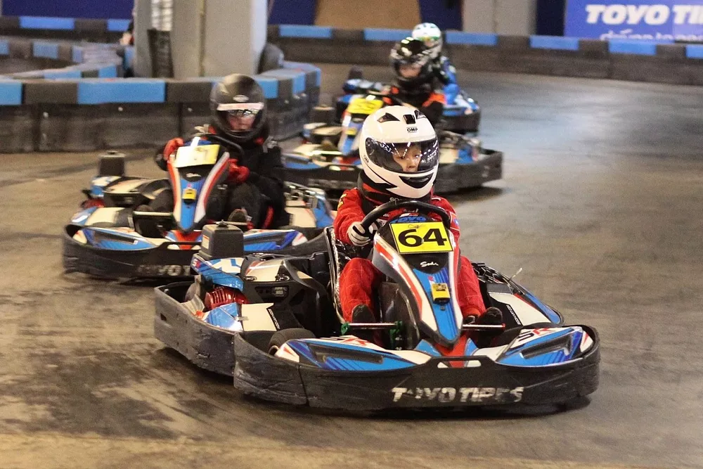 Go-karting scene