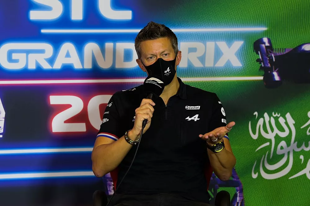 Marcin Budkowski, Executive Director, Alpine F1, in the team principals Press Conference