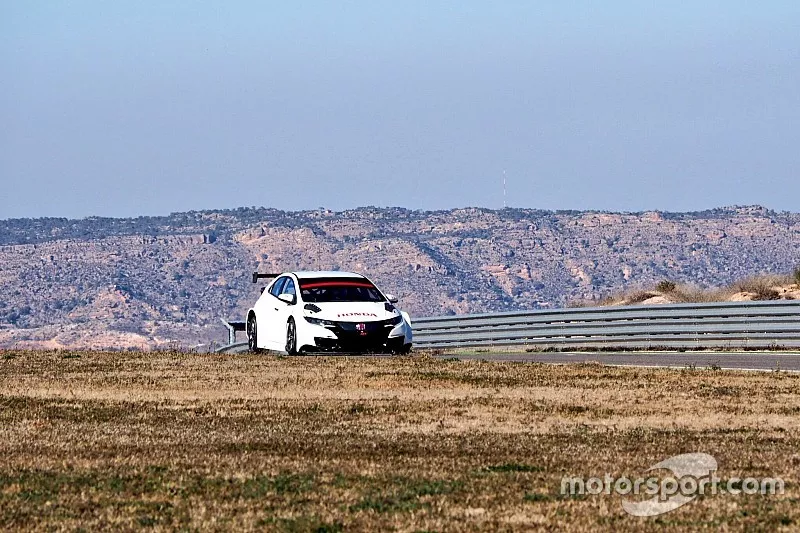 Honda Civic WTCC, test in Spagna