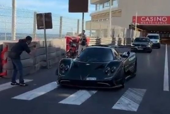 ¡Alonso aparece en Mónaco con un Pagani único en el mundo valorado en 10 millones!