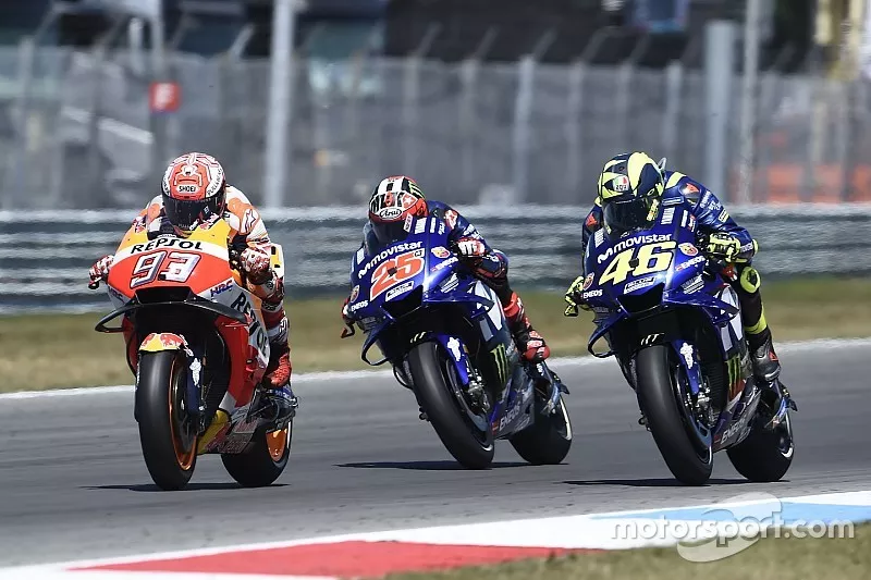 Marc Marquez, Repsol Honda Team, Valentino Rossi, Yamaha Factory Racing, Maverick Vi&ntilde;ales, Yamaha Factory Racing