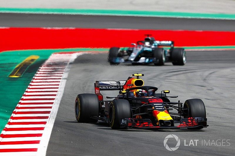 Max Verstappen, Red Bull Racing RB14, Lewis Hamilton, Mercedes AMG F1 W09