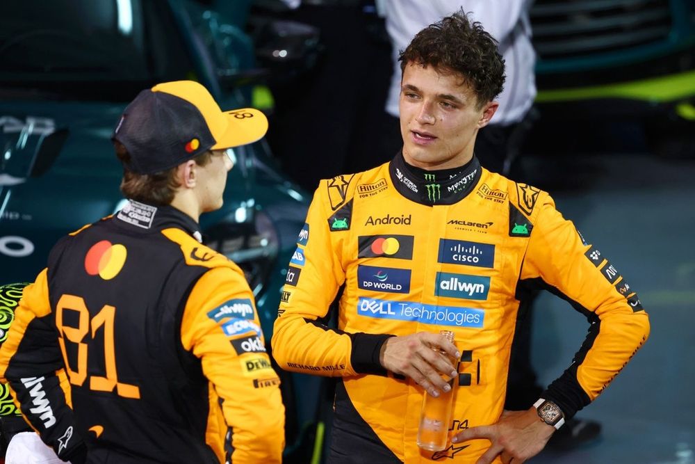 Lando Norris, McLaren, Oscar Piastri