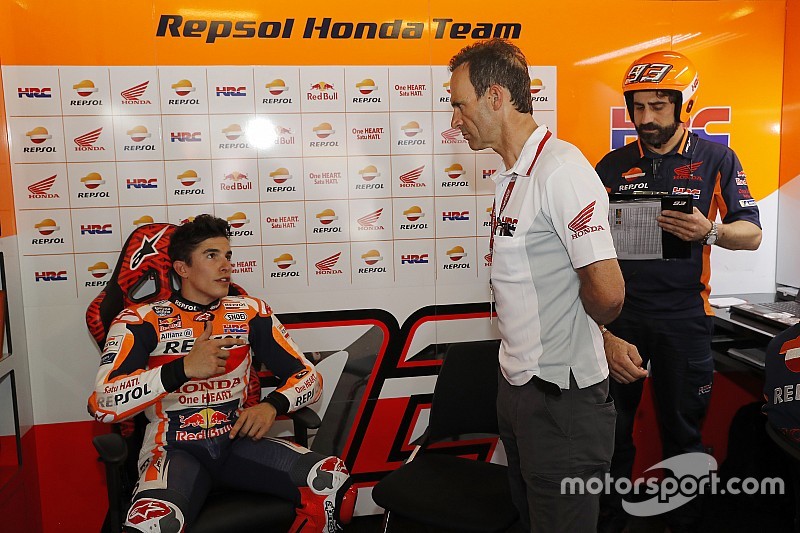 Honda resalta la estrategia de Márquez con los neumáticos