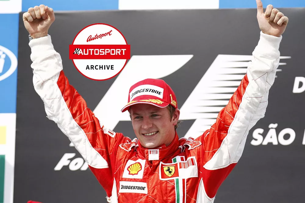 Kimi Raikkonen Brazil 2007 Autosport archive