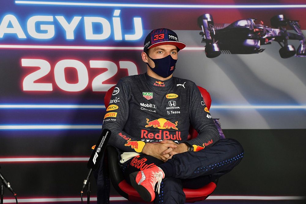 Max Verstappen, Red Bull Racing, in the Press Conference